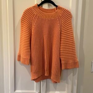 🧡 Anthropolgy chunky organge Sweater 🧡